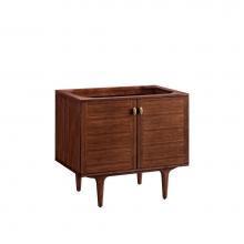 James Martin Vanities 670-V36-WLT - Amberly 36'' Single Vanity Cabinet, Mid-Century Walnut