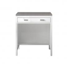 James Martin Vanities E444-CU30-GW-3GEX - Addison 30'' Countertop Unit, Glossy White w/ 3 CM Grey Expo Quartz Top