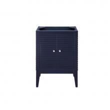 James Martin Vanities E213-V24-NVB - Linden 24'' Single Vanity Cabinet, Navy Blue