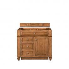 James Martin Vanities 157-V36-SBR - Bristol 36'' Single Vanity, Saddle Brown