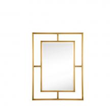 James Martin Vanities 105-M30-RGD - Boston 30'' Rectangular Mirror, Radiant Gold