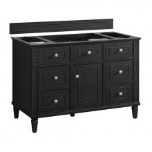 James Martin Vanities 424-V48-BKO - Lorelai 48'' Single Vanity, Black Onyx