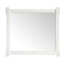 James Martin Vanities 650-M43-BW - Brittany 43'' Mirror, Bright White