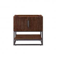 James Martin Vanities 388-V31.5-CFO-MBK - Columbia 31.5'' Single Vanity Cabinet, Coffee Oak, Matte Black