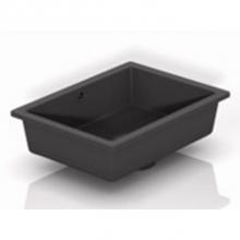 James Martin Vanities SNK-SS-RC-DGG - Undermount Solid Surface Sink, Glossy Dark Gray