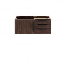 James Martin Vanities 389-V36-CFO-MB - Mercer Island 36'' Single Vanity, Coffee Oak, Matte Black