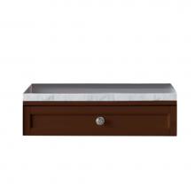 James Martin Vanities 301-DU26-BNM - Copper Cove Encore 26'' Optional Drawer Unit, Burnished Mahogany