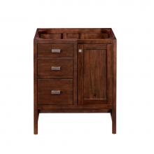 James Martin Vanities E444-V30-MCA - Addison 30'' Single Vanity Cabinet, Mid-Century Acacia