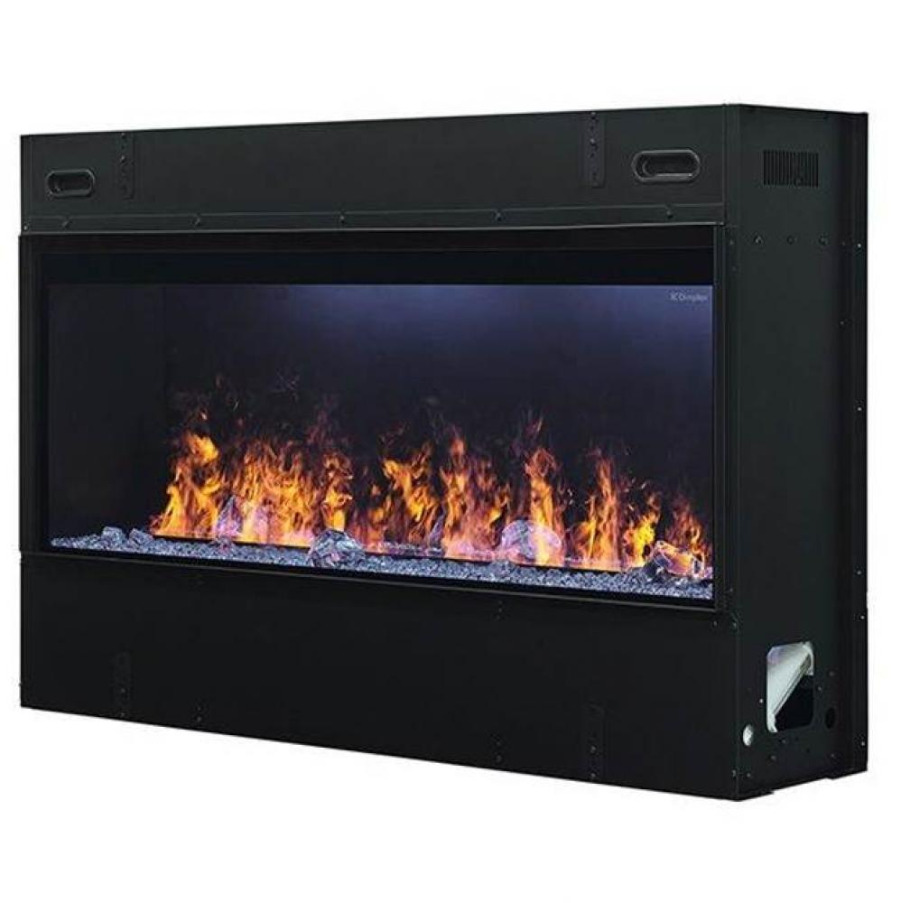 46&apos;&apos; Optimyst Linear Electric Fireplace- With Adjustable Full-Color Flame And Flame Conn