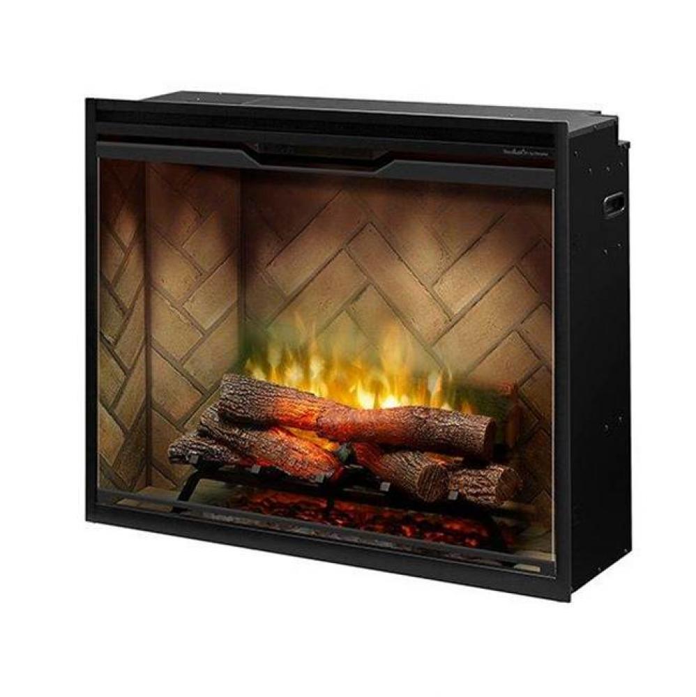 Revillusion&#xae;  36&apos;&apos; Portrait Built-In Fireboxherringbone, With Glass Pane And Plug K