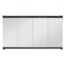 Dimplex BFDOOR33BLKSM - Black, Single Pane, Bi-Fold Look Glass Door