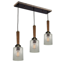 Artcraft AC10143BB - Legno Rustico AC10143BB Island Light