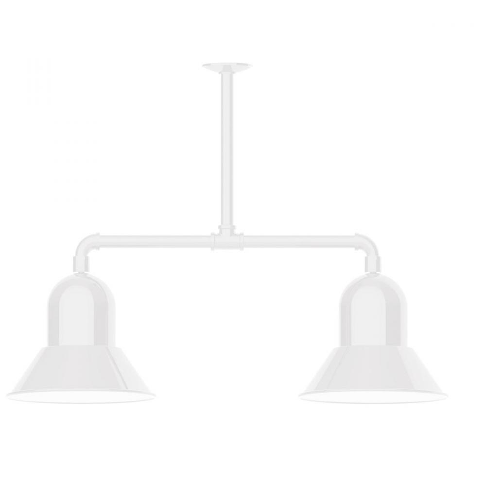 Prima 12&#34; 2-light Stem Hung Pendant Light