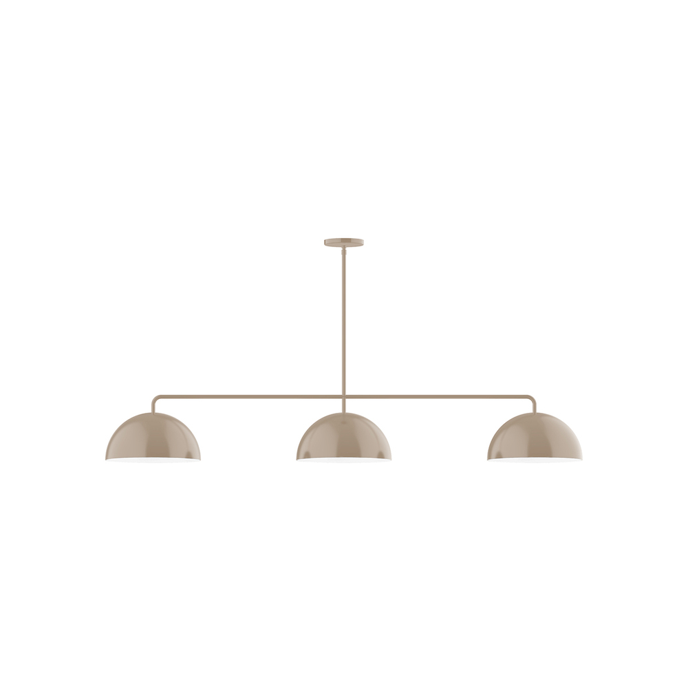 3-Light Arcade Linear Pendant, Clay