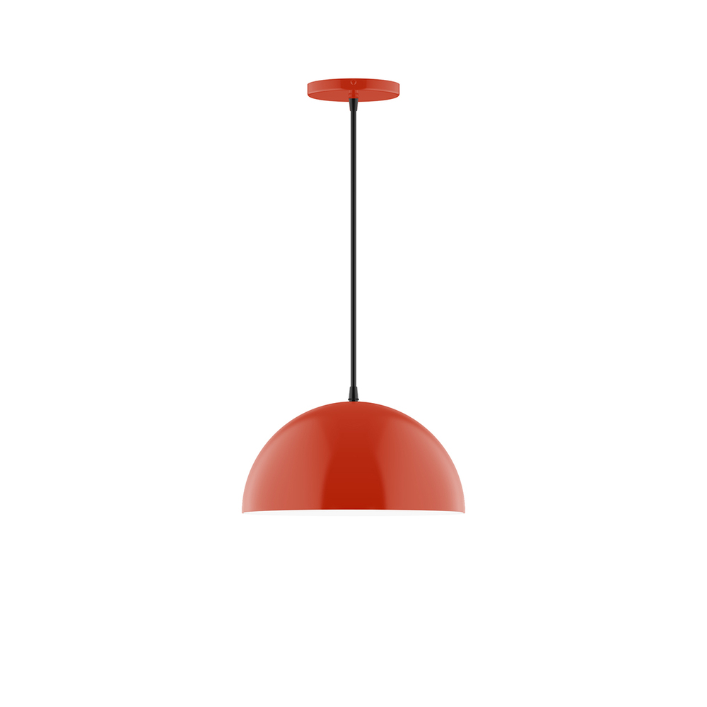 12&#34; Arcade Pendant, Vermillion