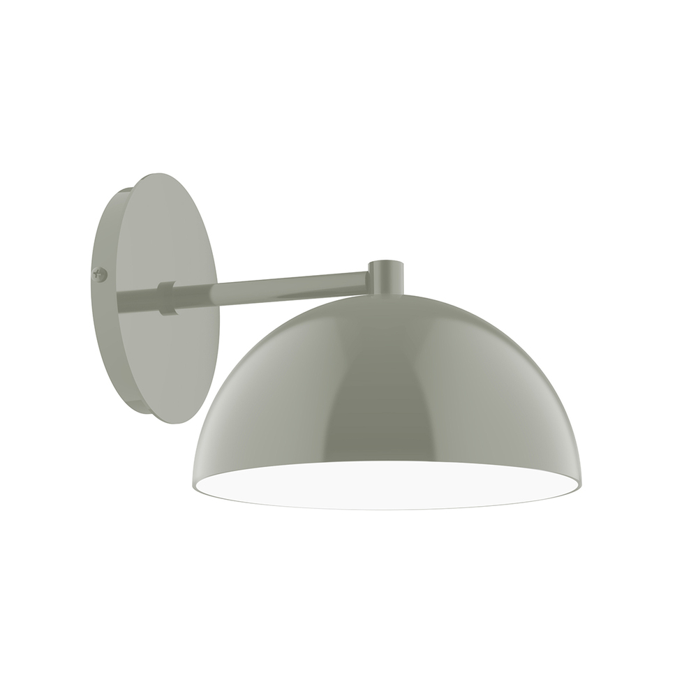 8&#34; Arcade Wall Sconce, Moss Green