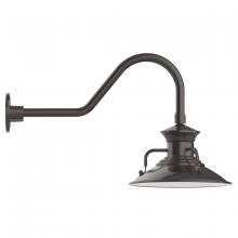 Montclair Light Works GNB142-51 - Homestead 12" gooseneck wall light