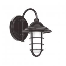 Montclair Light Works SCB052-51 - 8" Vaportite, wall light, Architectural Bronze