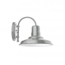 Montclair Light Works SCC182-49-L12 - 12" Warehouse shade, wall mount sconce, Painted Galvanized