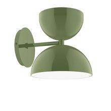 Montclair Light Works SCIX449-22-L10 - 8" Nest LED Wall Sconce, Fern Green