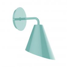 Montclair Light Works SCJ415-48-L10 - J-Series LED Wall Sconce, Sea Green