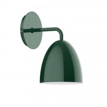 Montclair Light Works SCJ417-42-L10 - J-Series LED Wall Sconce, Forest Green