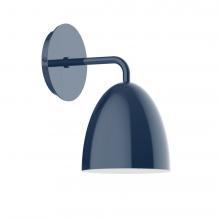 Montclair Light Works SCJ417-50-L10 - J-Series LED Wall Sconce, Navy