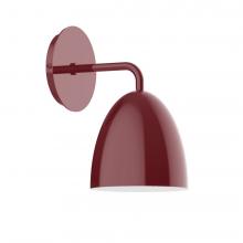 Montclair Light Works SCJ417-55-L10 - J-Series LED Wall Sconce, Barn Red