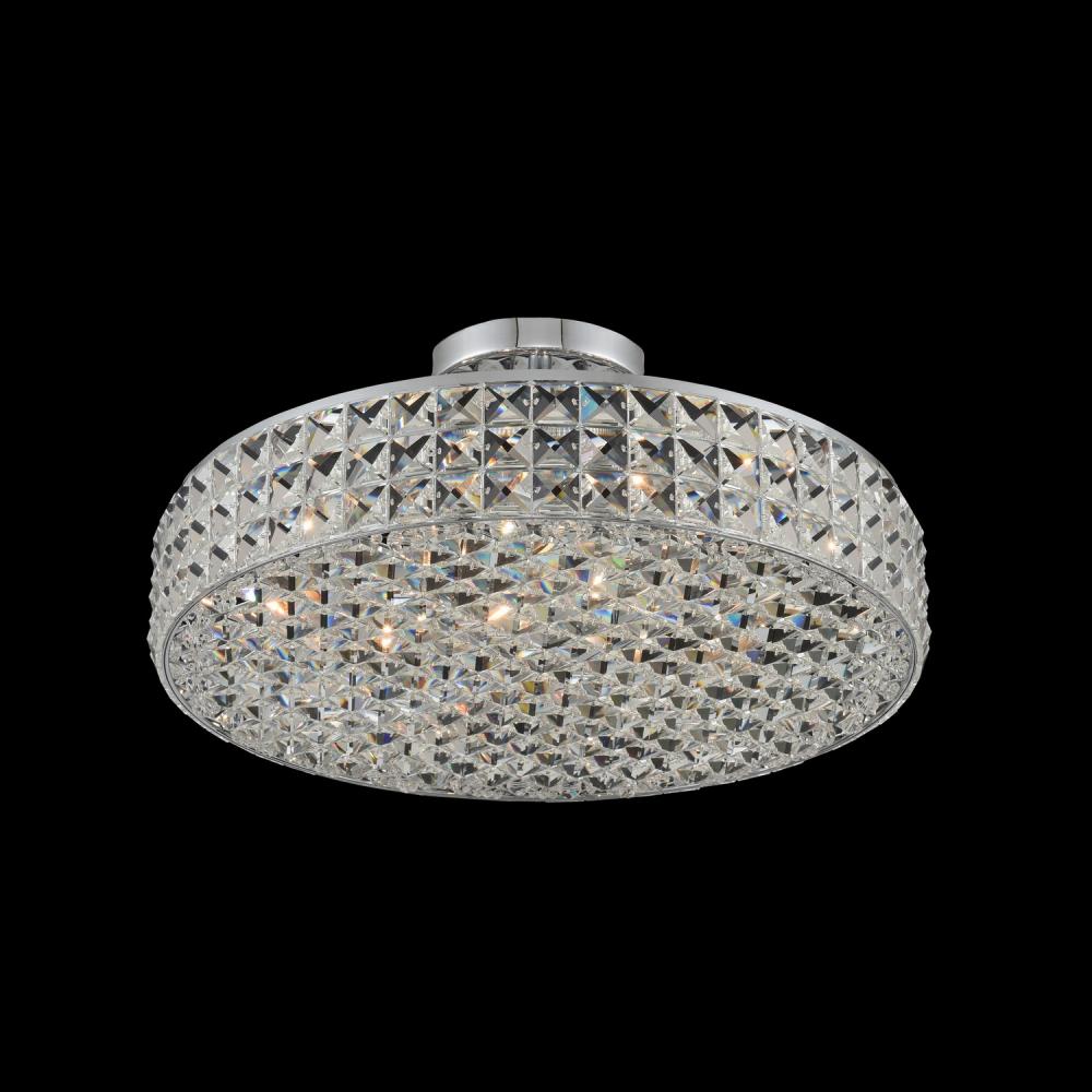 Loro 16 Inch Semi Flush Mount