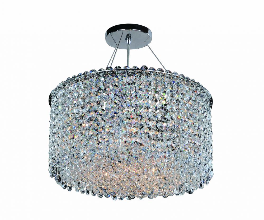 Milieu Metro 6 Light Semi Flush Mount