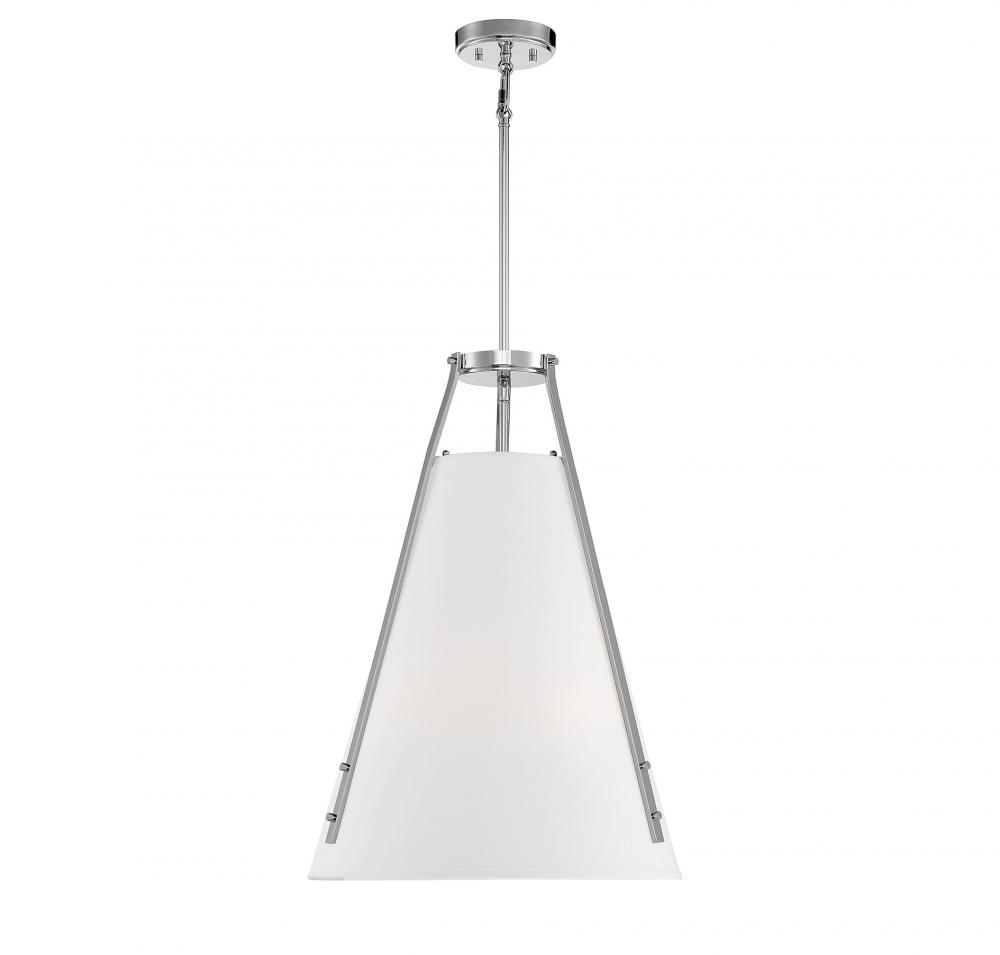 Newport 4-Light Pendant in Polished Nickel