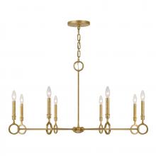 Savoy House 1-6847-8-93 - Noah 8-Light Chandelier in Gold Armory by Breegan Jane