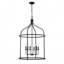 Savoy House 3-7388-6-89 - Brookstone 6-Light Pendant in Matte Black