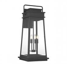 Savoy House 5-815-BK - Boone 4-Light Outdoor Wall Lantern in Matte Black