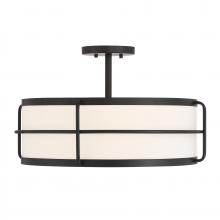 Savoy House 6-4193-4-89 - Chauncey 4-Light Ceiling Light in Matte Black