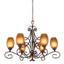 Kalco 5534AC/1426 - Amelie 6 Light Chandelier