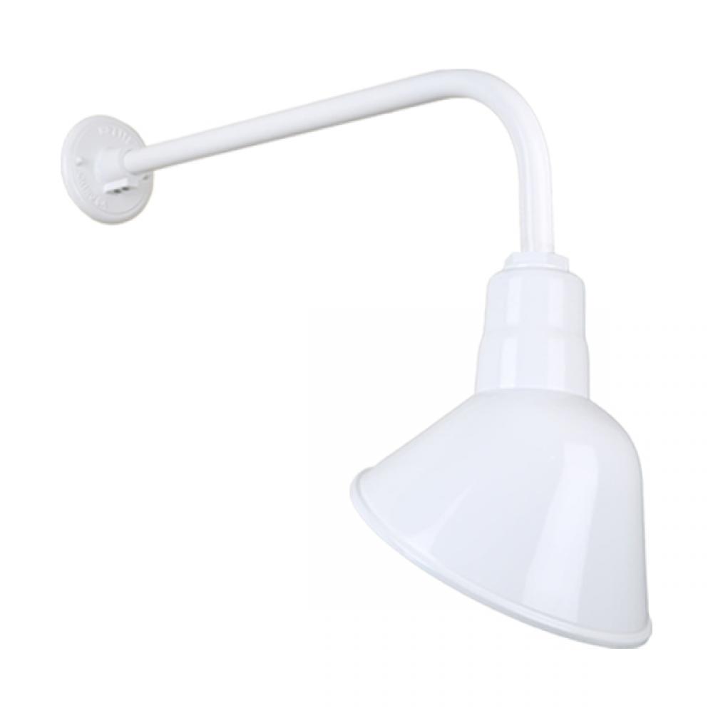 10&#34; Gooseneck Light Angle Shade, QSNB-13 Arm