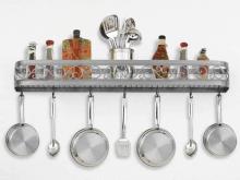 Hi-Lite MFG Co. H-13-46Y-B-BK01 W/CI - POT RACK COLLECTION