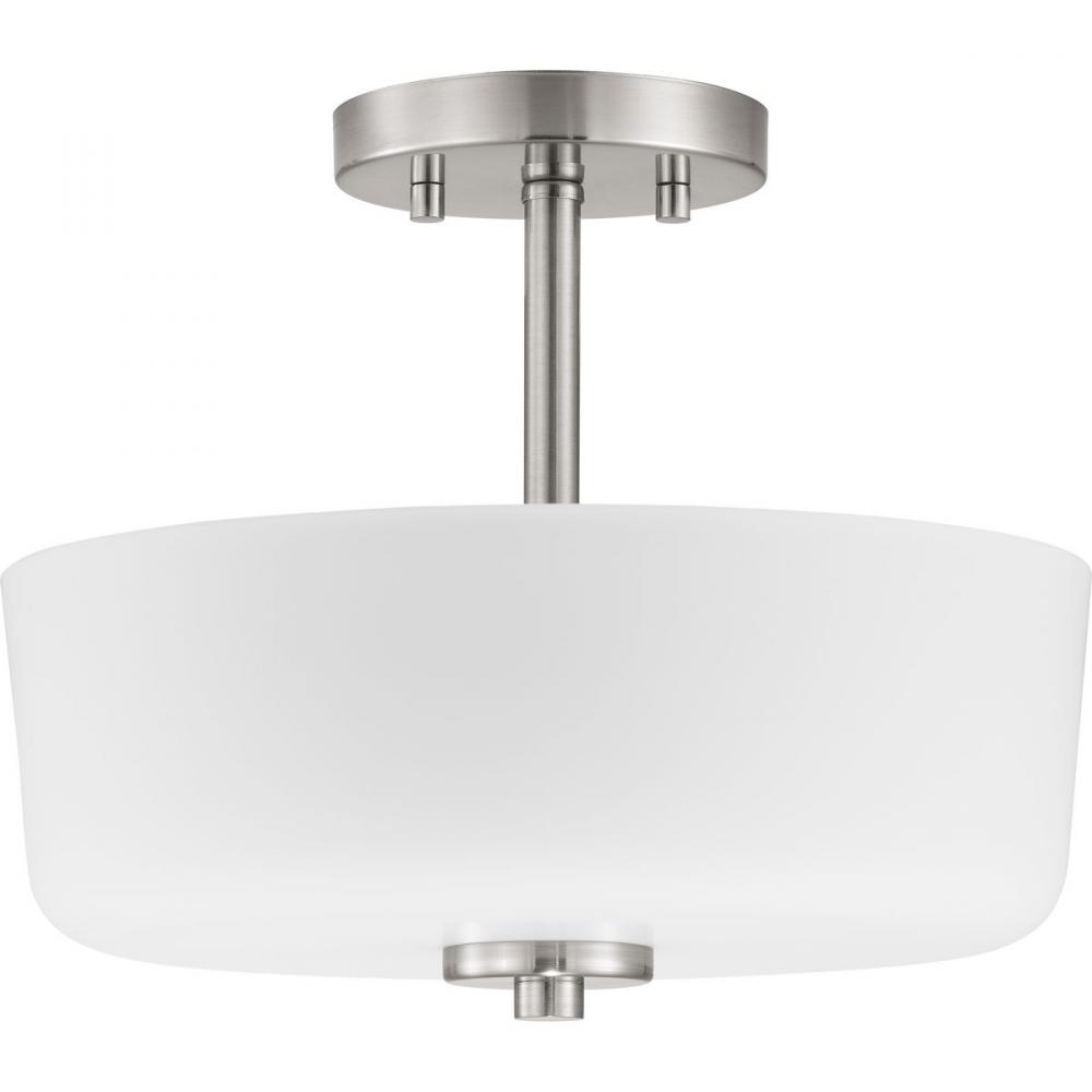 Tobin Collection Two-Light 12-1/4&#34; Semi-Flush Convertible