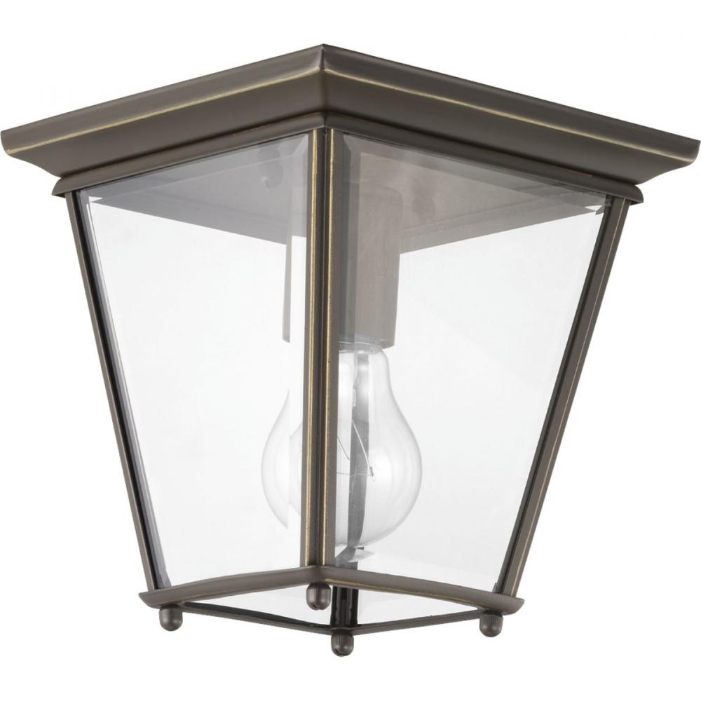 Burlington Collection One-Light 7&#34; Outdoor Flush Mount