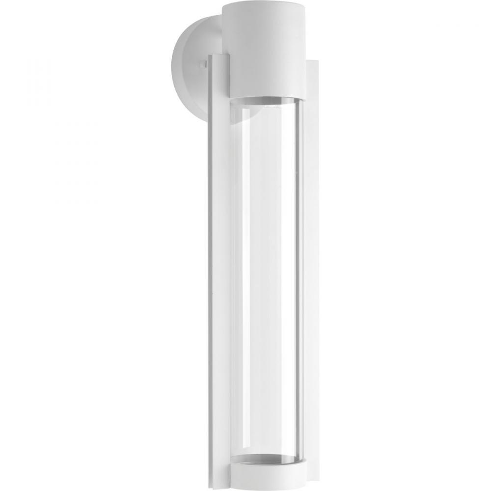 Z-1030 Collection 5&#34; One-Light LED Satin White Medium Modern Wall Lantern