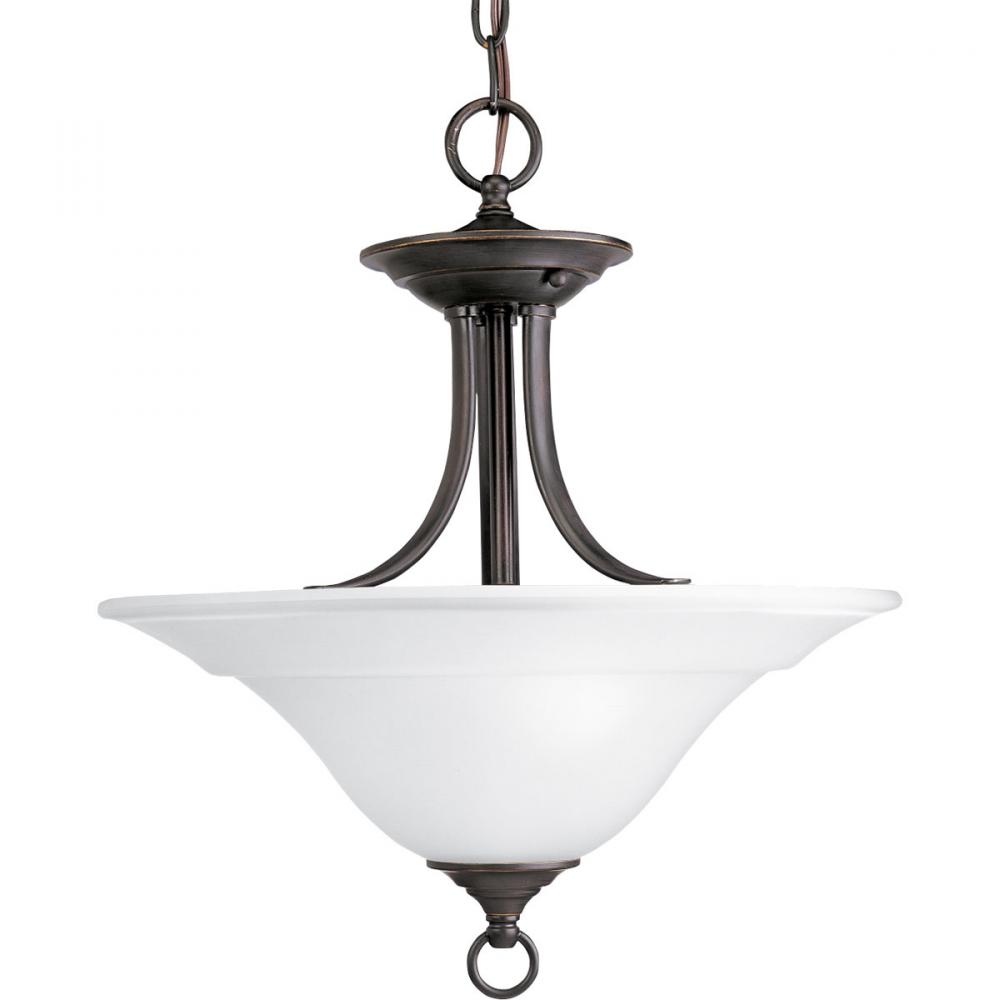 Trinity Collection Two-Light 16&#34; Semi-Flush