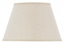 CAL Lighting SH-1426 - Hardback Burlap Shade