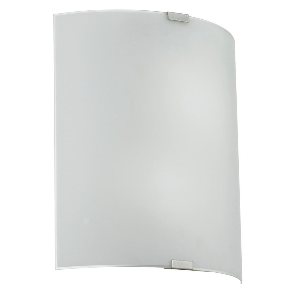 2 LT Wall Light w/ a Chrome Finish & Satin Glass Shade