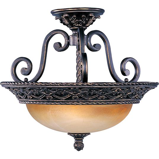 Portofino 3-Light Semi-Flush Mount