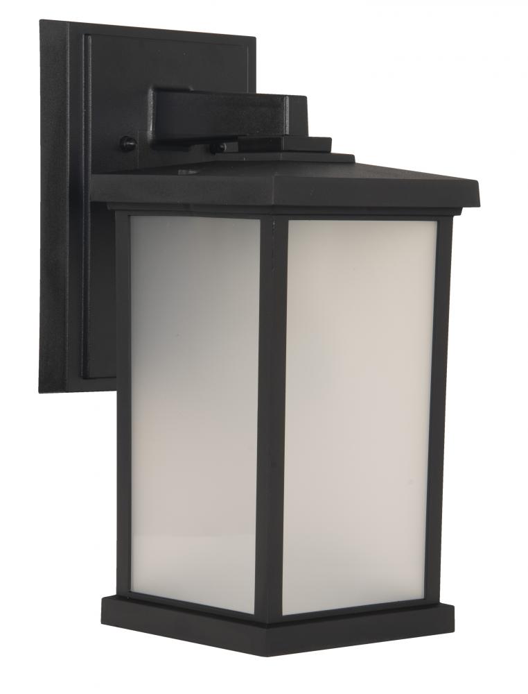 Resilience 1 Light Medium Outdoor Wall Lantern in Textured Black