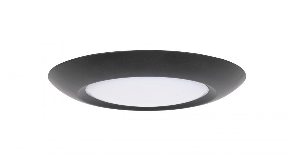 Slim Line 1 Light 11&#34; LED Flushmount in Flat Black