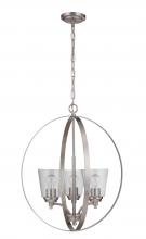  50233-BNK - Tyler 3 Light Foyer in Brushed Polished Nickel