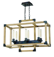 Craftmade 41526-FSNW - 6 Light Linear Chandelier