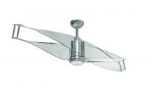 Craftmade ILU56PLN2 - 56" Illusion in Polished Nickel w/ Clear Acrylic Blades